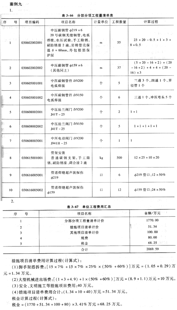 09年造價(jià)工程師《工程造價(jià)案例分析》經(jīng)典習(xí)題（11）