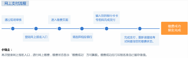 二級建造師報(bào)考網(wǎng)上繳費(fèi)流程