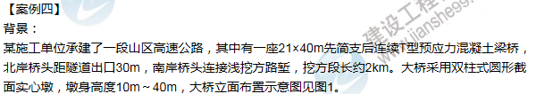 2012年一級(jí)建造師公路工程試題及答案(案例四)