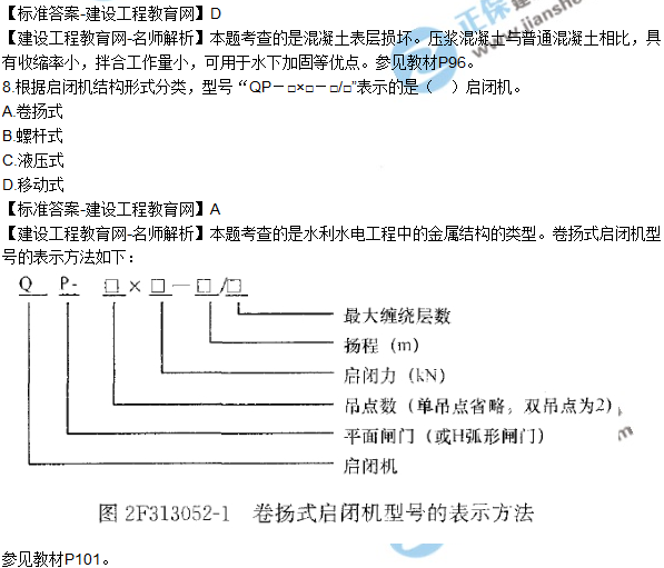 2018年二建《水利工程管理與實(shí)務(wù)》試題及答案解析（1-10）