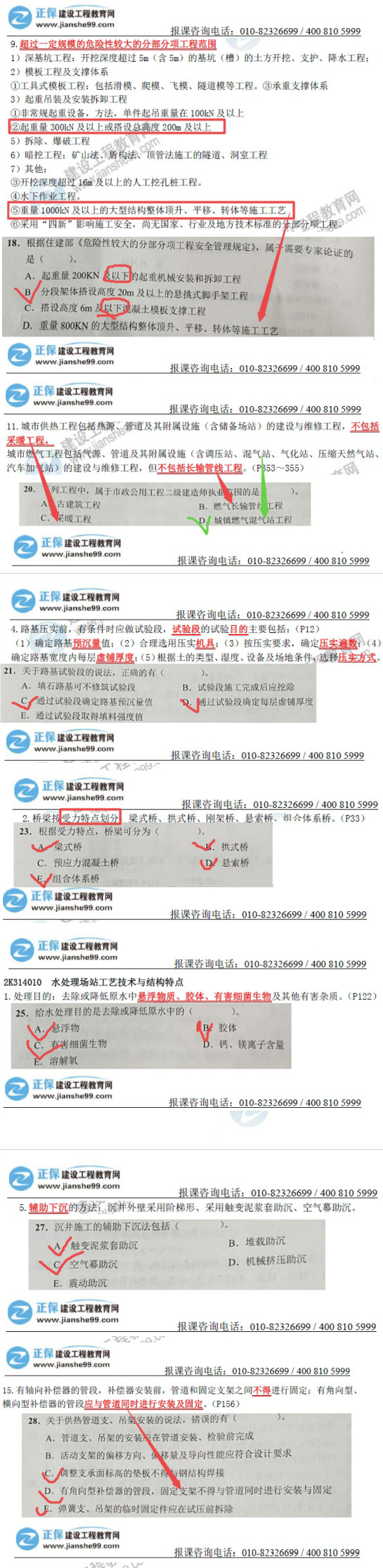 2019年二級建造師市政工程考試考情分析